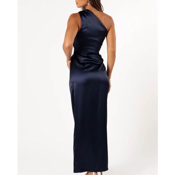Petal & Pup NADIA ONE SHOULDER MAXI DRESS NAVY Nwot Size 2 - Picture 7 of 8